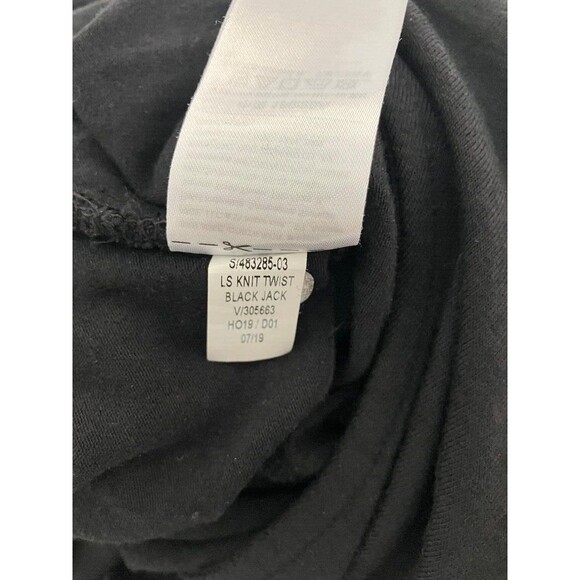 Old Navy Woman's Black Jumpsuit/Jumper Elegant  Faux Wrap Wide Leg Size Small - Picture 15 of 15